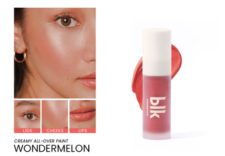 blk cosmetics fresh creamy all over paint wondermelon