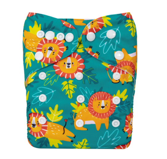 Alva Baby Cloth Diapers Washable Pocket Nappy Diaper for Newborn Without Insert N4