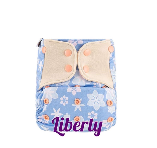 Booldeet Posh Cloth Diaper Newest Prints with 4-Layer Contoured Microfiber Insert S27