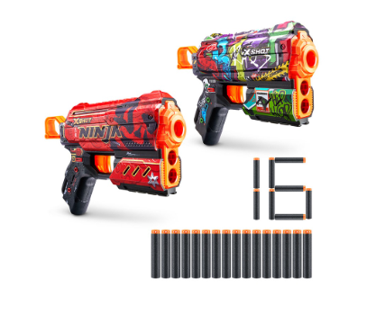 X-SHOT Skins Flux 2 Pack Blaster