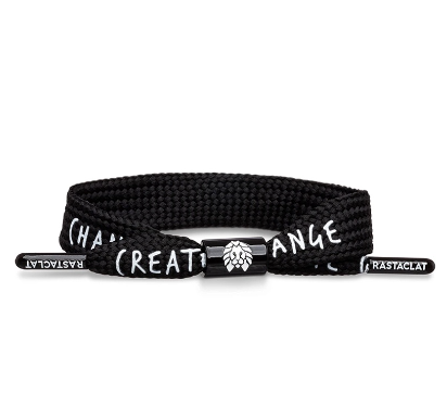 Single Lace Bracelet: Create (Black; S/M)