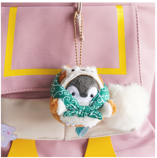 Koi Penguin Plush Doll Small Pendant Bag Pendant Charm Doll Keychain Toy Doll F10