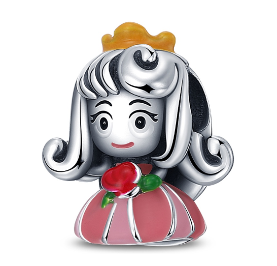 Genuine 925 Silver Little Boy Fox Rose Pyramid Mummy Charms Fit Original Charm Bracelets Diy Moon Cat Schnauzer Pendant For Jewelry S5