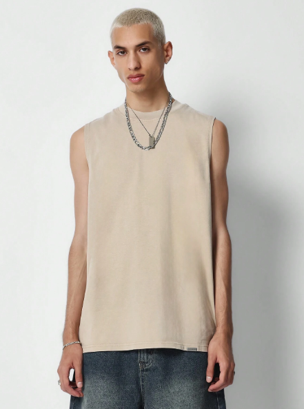 SUMWON Sleeveless Washed Tank