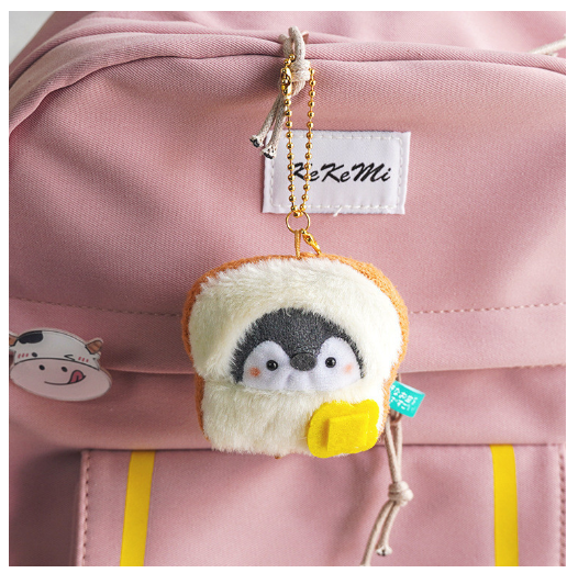 Koi Penguin Plush Doll Small Pendant Bag Pendant Charm Doll Keychain Toy Doll F11