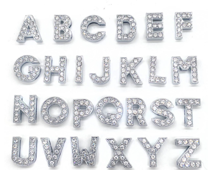 Alloy diamond Different Alphabets  Charms