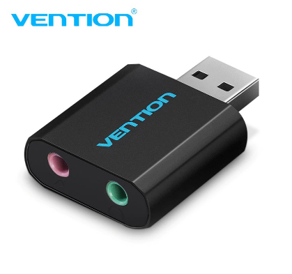 Vention External USB Sound Card 3.5mm Earphone Adapter Aux Audio Card For Microphone Speaker PC