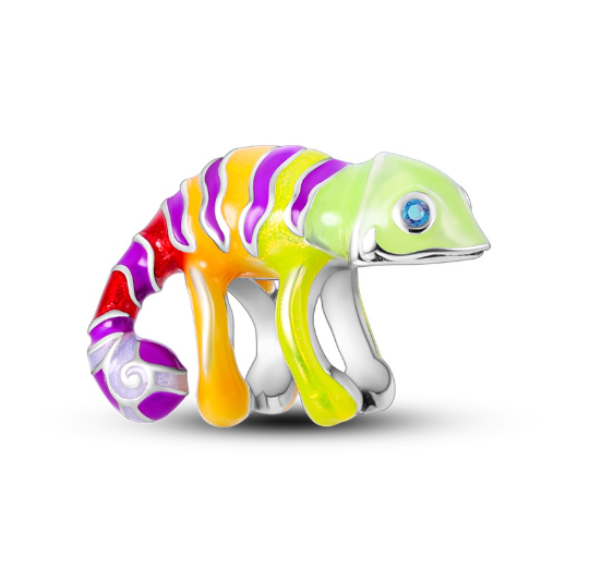 S925 Silver Charm Gorgeous Firework Beads Suitable For Pandora Bracelet Necklace Exquisite Bricolage Jewelry d12