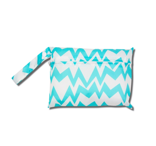 Waterproof Reusable Baby Diaper Bags Cartoon Print Wet Dry Nappy Zipper Handbag Stroller Carry Pack Outdoor Storage DB10