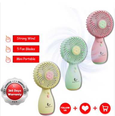 Portable Mini Hand Fan Desktop Fan Handheld Fan