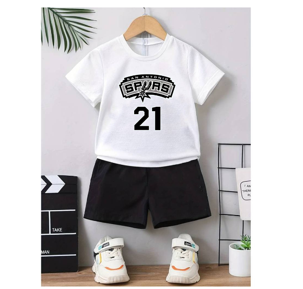 Boy Clothes Corp Terno for Kids Boys Fashion Sando Shorts Set Summer Tshirt  S26