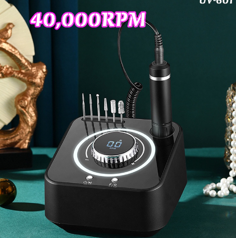 40000RPM Electric Nail Drill Professional Manicure Machine With Brushless Motor Nails Sander Set Nail Salon Polisher Equipment
