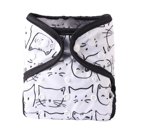 Waterproof Reusable Printed One Size Cloth Diaper Cover D16