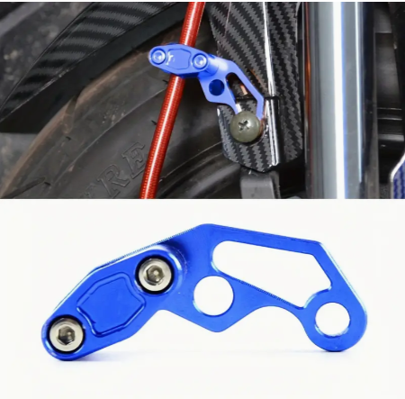 1pc Universal Aluminum Motorcycle Oil Pipe Cable Clip Brake Cable Tube Line Clamps Fit For Dirt Bike ATV/Red/Blue/Golden