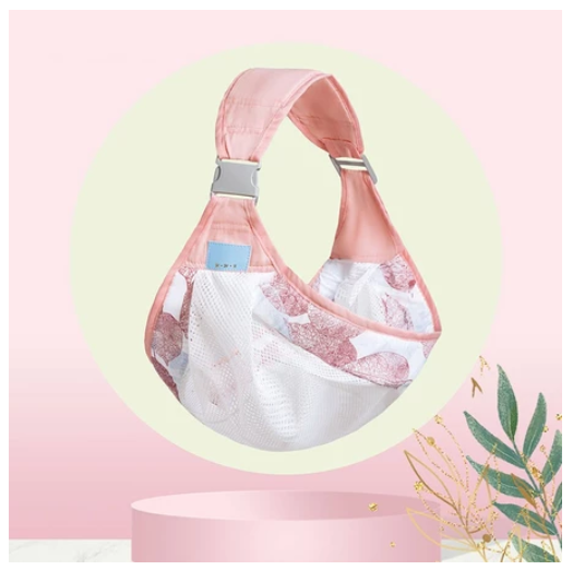 Baby Carrier Sling Wrap Carrier for Baby 2in1 Carrier with Hip Seat for 0-12 Months BC6