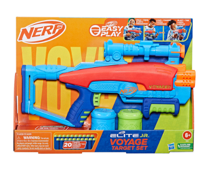 Nerf Elite Jr. Voyage Target Set Blaster