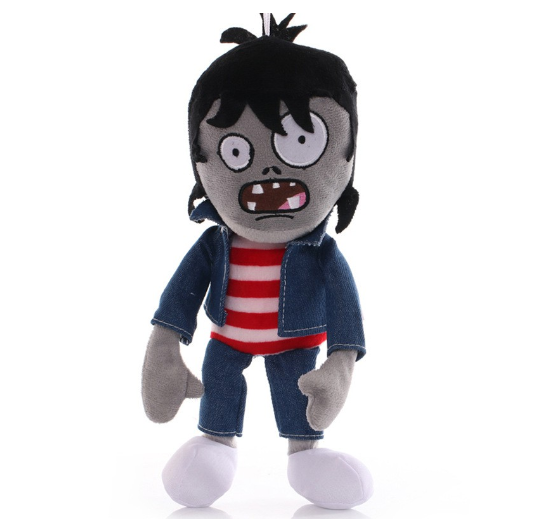 30CM Plants vs Zombies Plush Doll Peashooter SplitPea Clown Zombie Figures Soft Stuffed Toys Kids Halloween Gift Z7