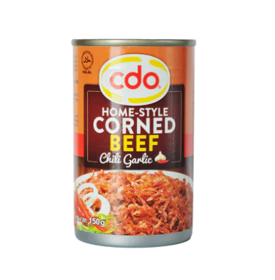 Cdo Home-Style Corned Beef Chili Garlic 150g