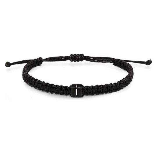 26 Letter Initial Bracelets for Women Teen Girls Woven Rope Braided Graduation Mother's Day Gifts for Her Adjustable A-Z Jewelry I