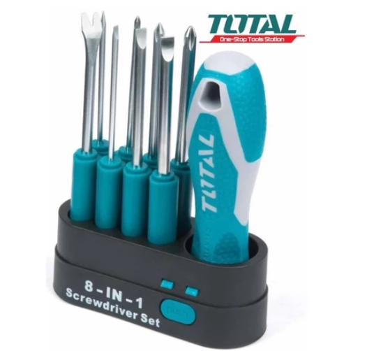 TOTAL TOOLS (THT250906)INTERCHANGEABLE SCREW DRIVER SET