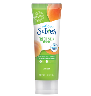 ST. IVES Fresh Skin Apricot Face Scrub Made with 100% Natural Exfoliants and Extracts 50G