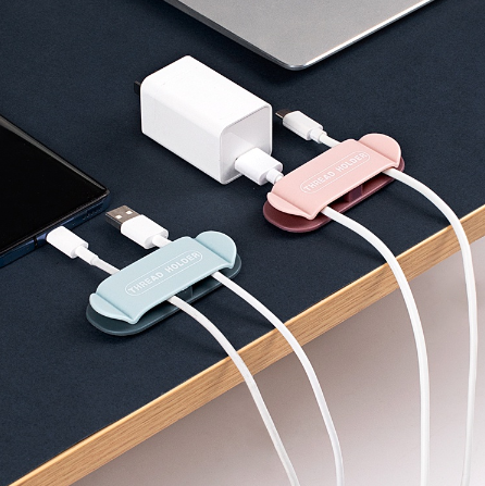 Strong Adhesive Wire Plug Thread Holder Cable Organizer USB Cord Storage Management Clips Desktop