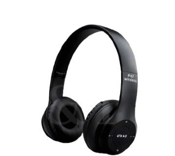 P47 Wireless Bluetooth [Good Quality] On-Ear Headphone Headset AUXFM radio Noise Cancellation w/ mic