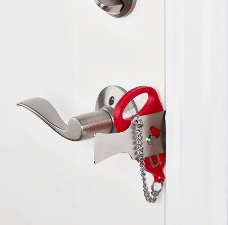 Door Lock Home Security for House Apartment Travel Dorm Security Anti-Theft Lock Portable Travel