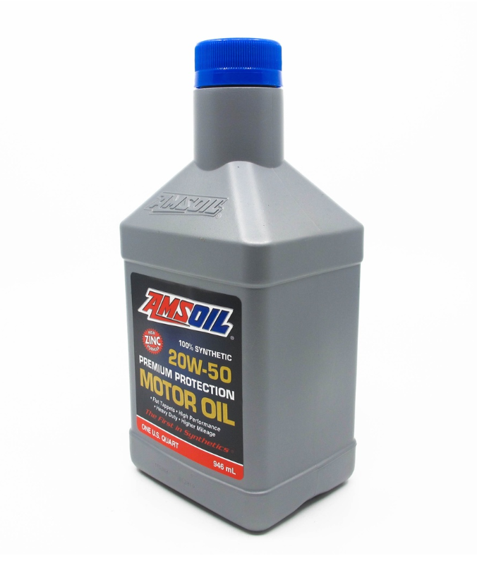 AMSOIL 20W50 Premium Protection Engine Oil Fully Synthetic (1 Quart)
