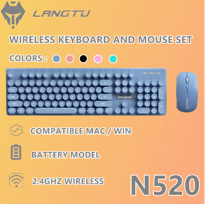 LANGTU 2.4g Wireless Keyboard And Mouse Set