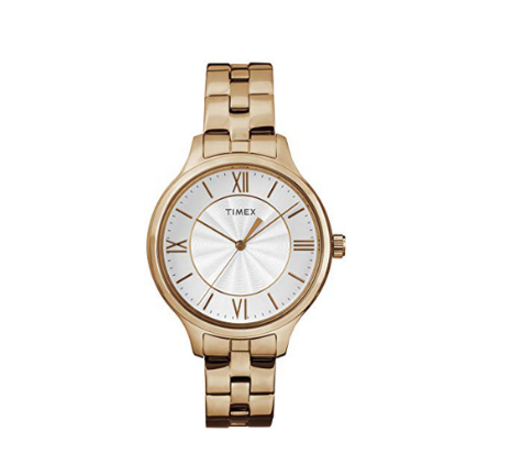 Timex Peyton Rose Gold Stainless Steel Analog Quartz Watch For Women TW2R28000 STYLE