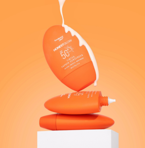 Transformed Skin Honest Glow Tinted Papaya Sunscreen SPF 50