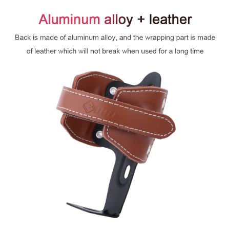 ODI Bicycle Bike Bottle Holder Leather Adjustable Bicycle Bottle Cage Ultralight Cycling Water Bottle Cages for MTB Folding Road Bike