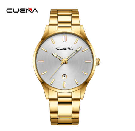 Men's Watches CUENA Original Authentic Fashion Brand Simple Casual Business Sports Quartz Analog Waterproof 6100 m01