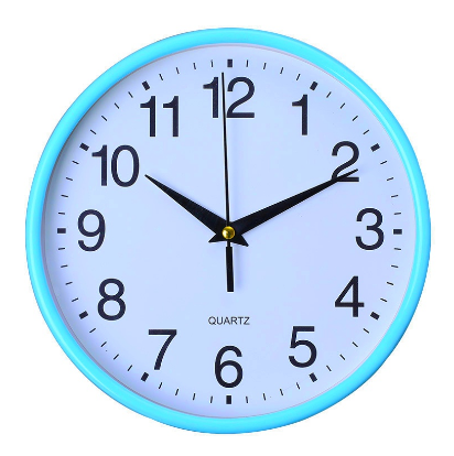 (ATTA)8 inch 20cm wall clock living room round clock wall decoration silent digital clock
