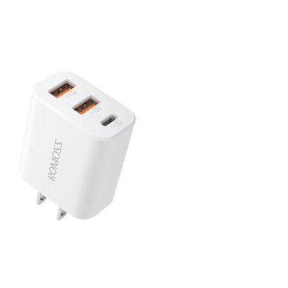 Romoss AC30RC PD30W GAN Charger Quick Charging 2USB-A +1 USB-CUniversal Compatibility with Mobile