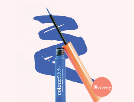 Colourette Colourflick Graphic Eyeliner in Blueberry [Highly-pigmented, Smudge-proof, Quick-setting]