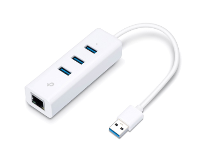 TP-Link Ue330 USB 3.0 3-Port Hub & Gigabit Ethernet Adapter 2 In 1