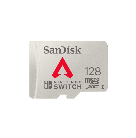 SanDisk Nintendo APEX LEGENDS Micro SDXC 128GB UHS-I U3 Memory Card for NSwitch SDSQXAO-128GB