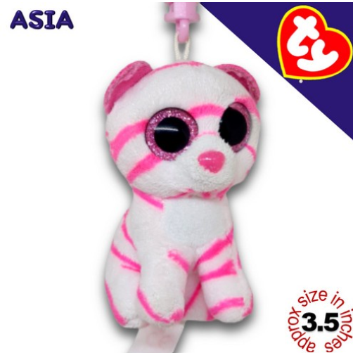 TY Key Clips-Chains Bag Charm Hanging Plushie Stuffed Toy Collection TYCC40