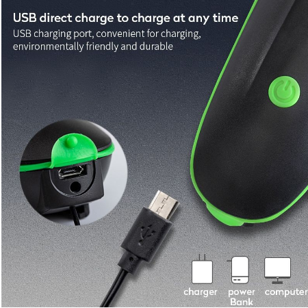 Bike Light With Horn Rechargeable Waterproof Bicycle Light