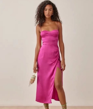 Fashion Sexy Slim Suspender Dress