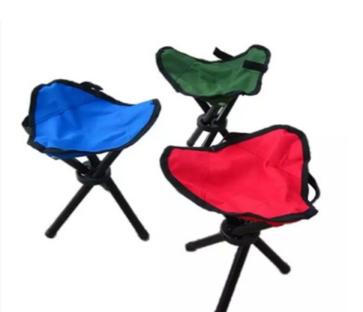 KK Outdoor Three-Legged Foldable Folding Travel Chair