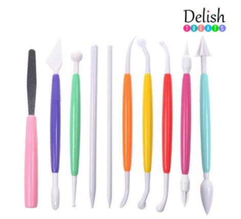 Delish Treats Fondant Decorating Pens (Set of 10pcs) DTPH0222