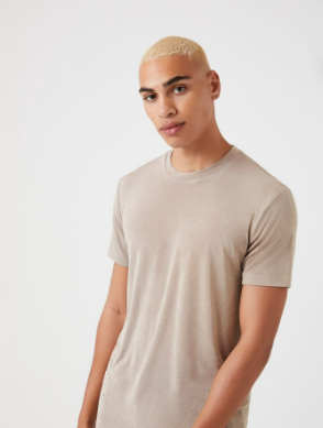 Forever 21 Men's Slim-Fit Jersey Knit Crew Tee