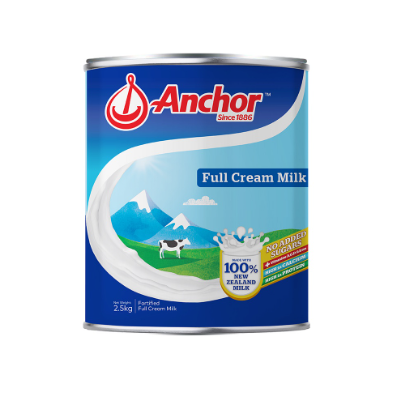 Anchor Full Cream Milk Powder Plain 2.5kg