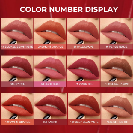 SANIYE 16 Colors Liquid Mini Capsule Lip Tint Matte Lipstick L1135