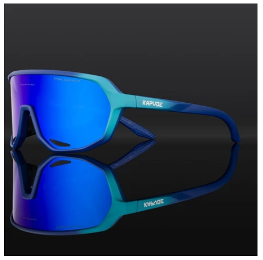 Kapvoe Cycling Glasses Outdoor Sports Shade Goggles UV400 Bicycle Bike Sunglasses Fashion Polarized Glasses KG35