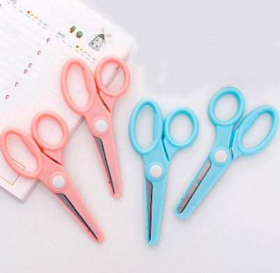 Toddler Paper Scissors Kids Plastic Safety Scissors DIY Art Craft Origami Paper Child Scissors for Kids