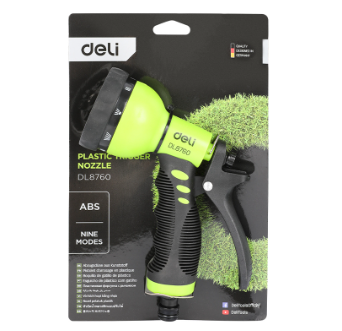 Deli Garden Spray Gun 9 Modes Horizontal Switch Spray Gun Flower Spray Gun EDL8760